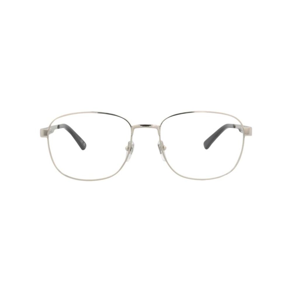 Gucci Round-Frame Metal Optical Frames Silver Mens